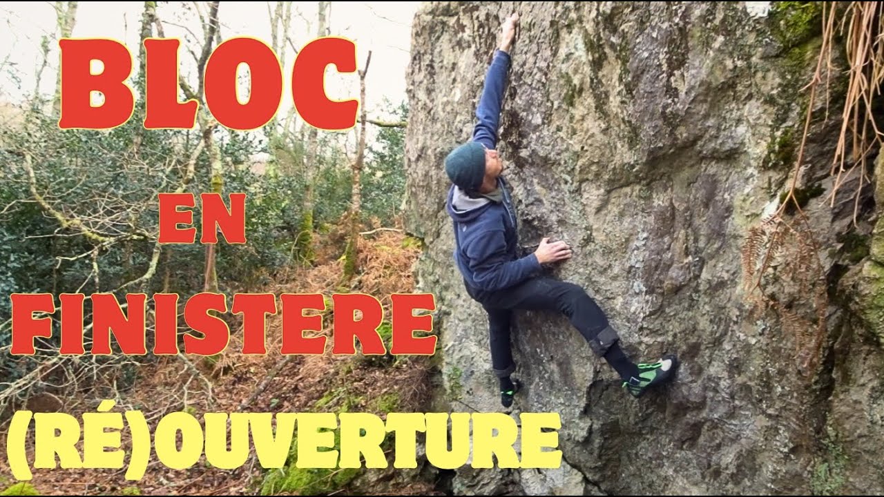 Recherche de nouveaux blocs en face de Brest - escalade en extérieur -  Plougastel