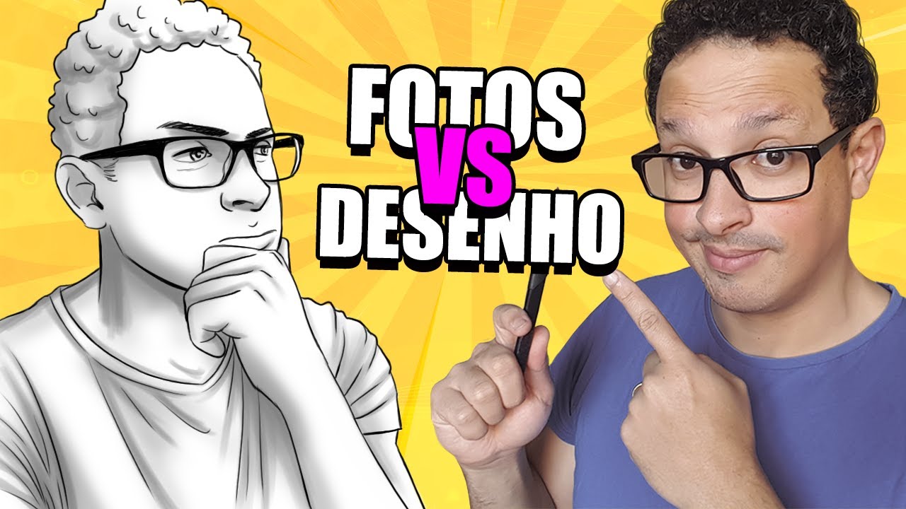 Fotografia VS Desenhos da Internet