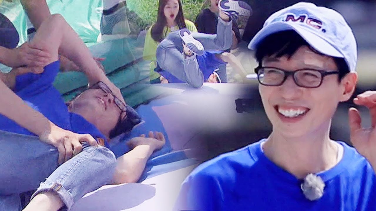 유재석, 방탄소년단 흉내 내다 추락사고 &lsquo;십년감수&rsquo; 《Running Man》런닝맨 EP537