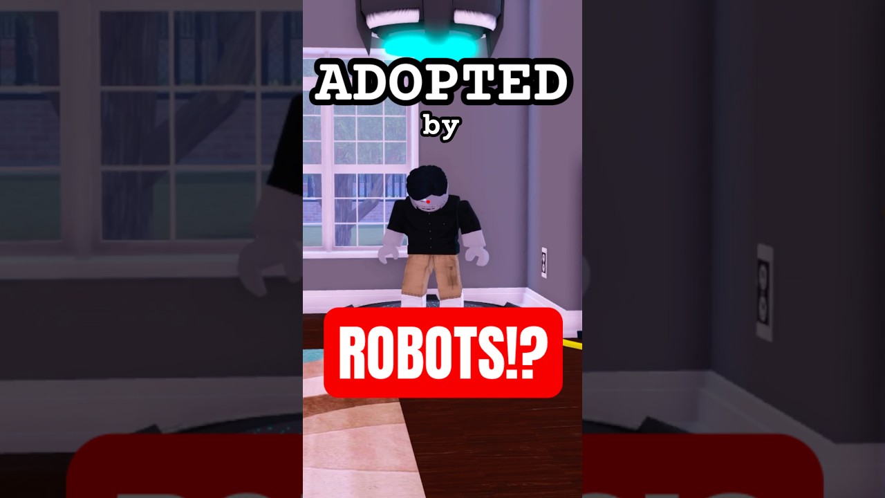 Adopted by a ROBOT FAMILY!! #roblox #shaneplays2