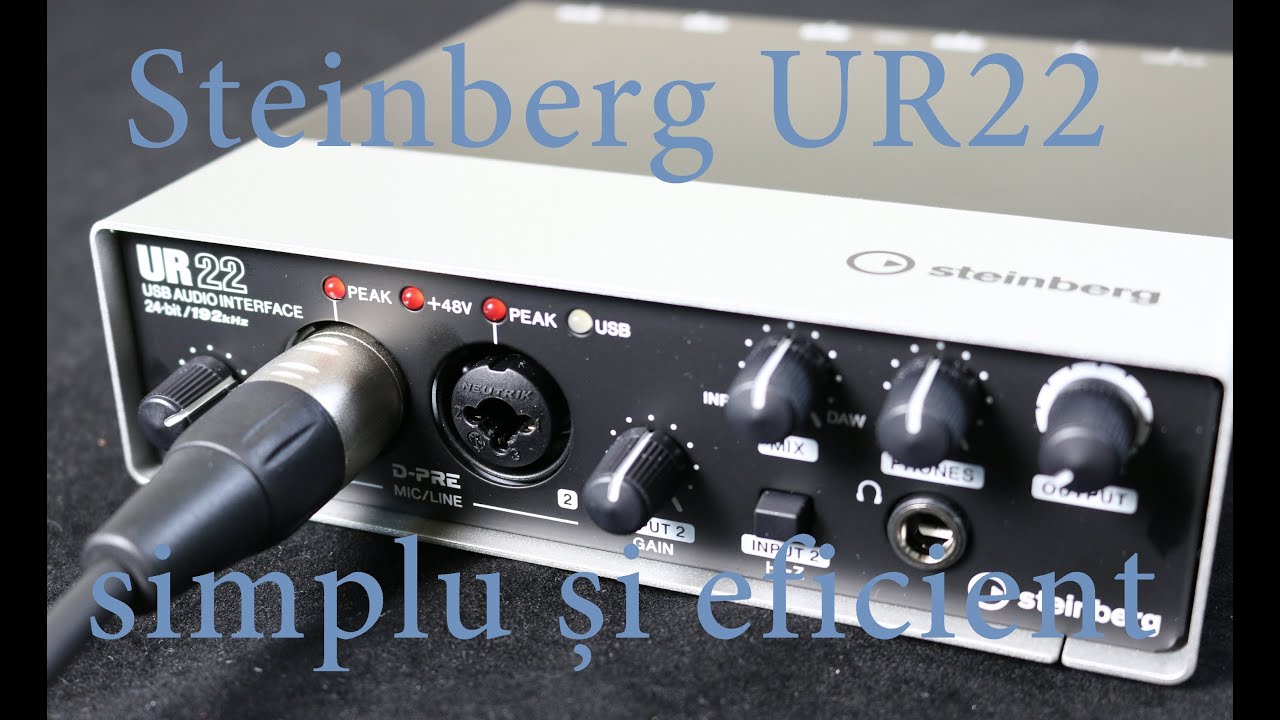 Interfața audio Steinberg UR22