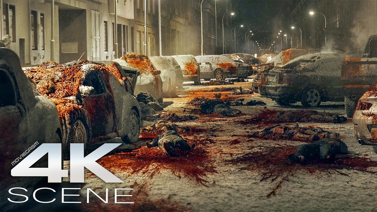 It's Raining Zombies (2026) 4K Scene | RESIDENT EVIL Movie Clip