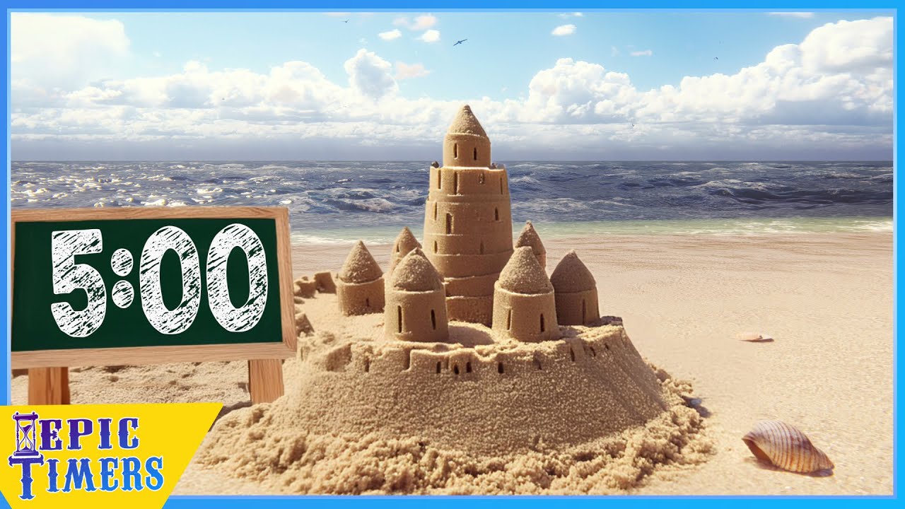 5 Minute Timer with Music and relaxing Beach Music. Good Bye Summer 2024