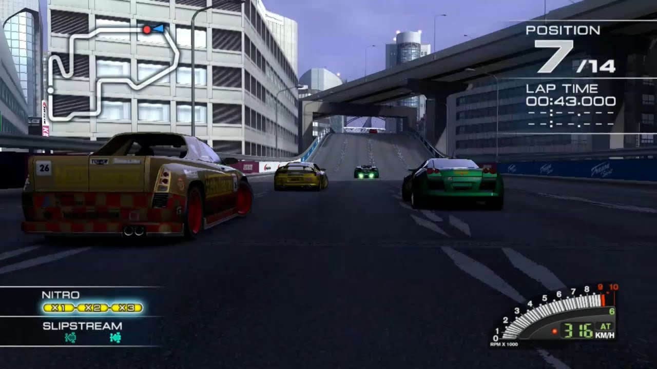 Ridge Racer 7 Maker's Trial KILIK with FatalitaComplete at Airport Lap R [Driver's view]