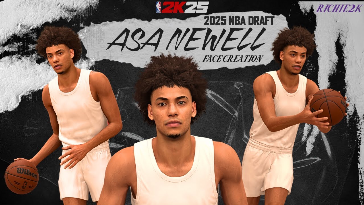 Asa Newell Face Creation NBA 2K25
