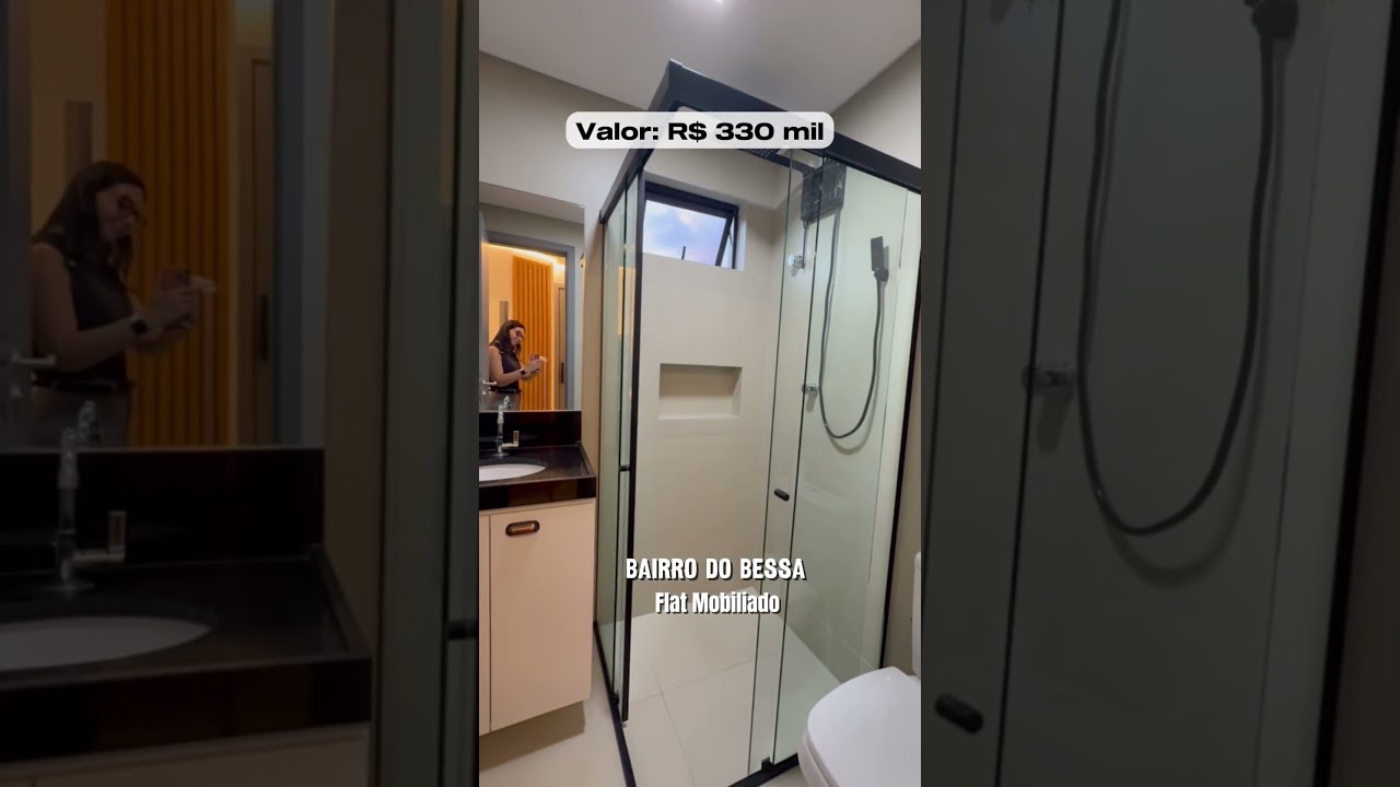 Flat em João Pessoa - Bessa, mobiliado, para investir por R$ 330 Mil 