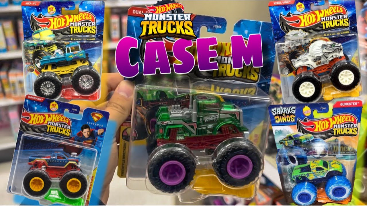 Кейс Hot Wheels Monster Trucks 2025 года M найден в магазине TARGET! В магазине и полный обзор!