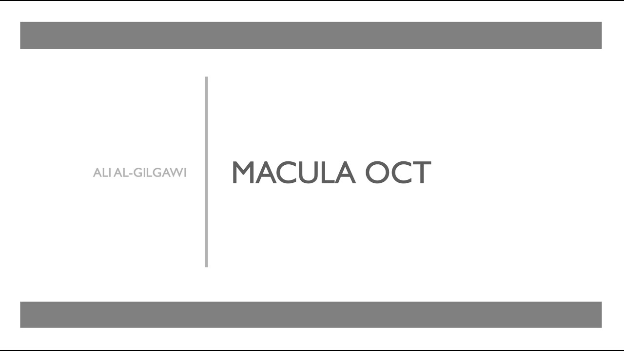 Macula OCTs | How to read the OCT & Common Pathologies