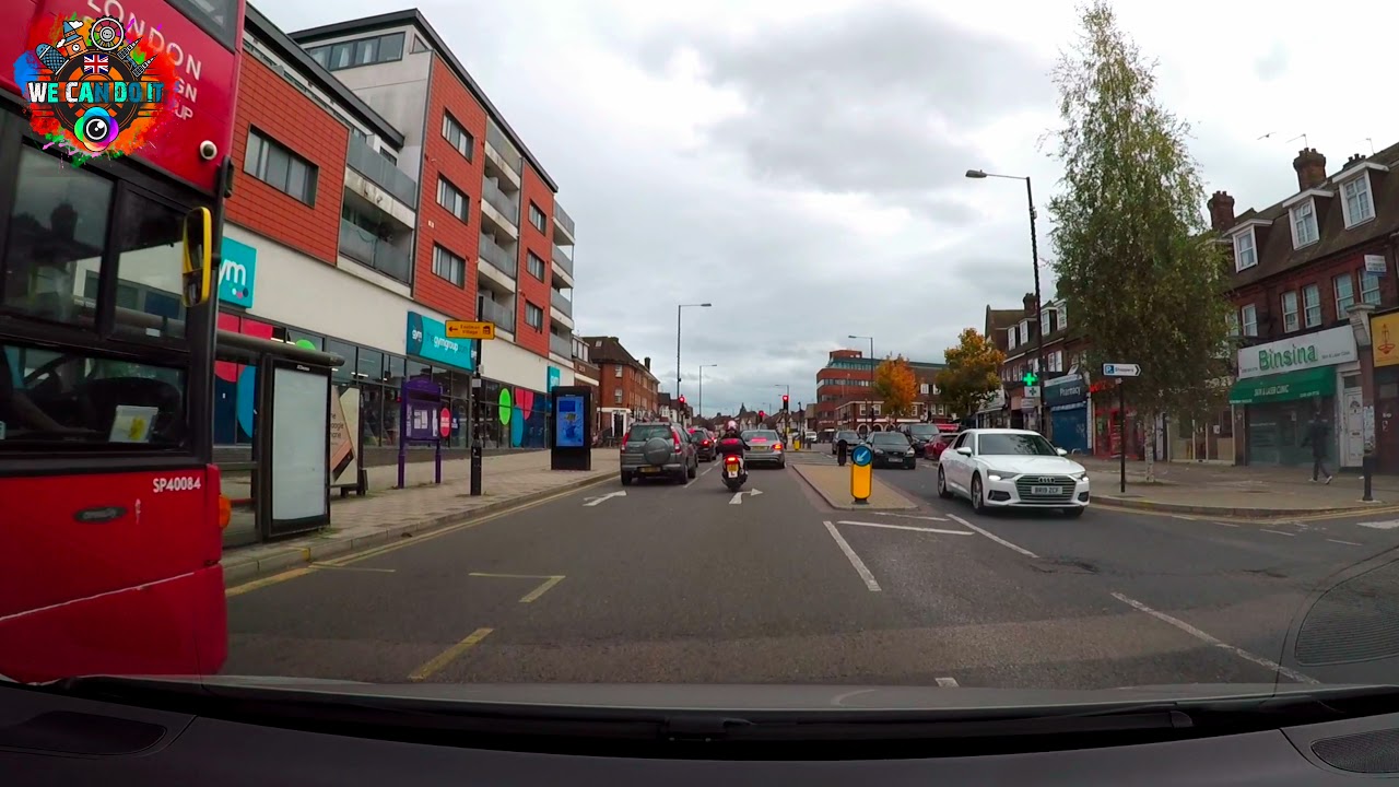 London drive 4K🚸: Northwood hills, Pinner, North Harrow, Harrow, Northwick Park, Wembley Park.