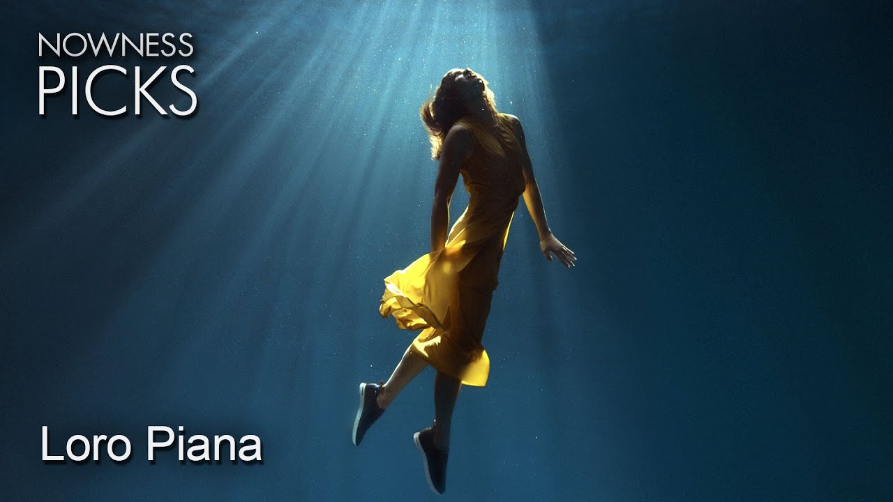 Underwater dancing from French freediving champions for Loro Piana