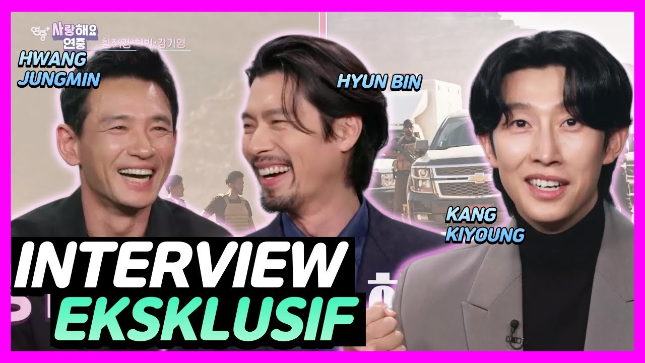 [IND] Ngobrol bareng Hwang Jungmin, Hyun Bin, Kang Kiyoung! Aktor film 