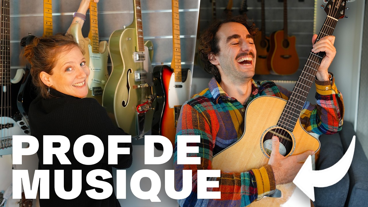 Métier PROF de GUITARE : cours, formation, quotidien d’un passionné de musique