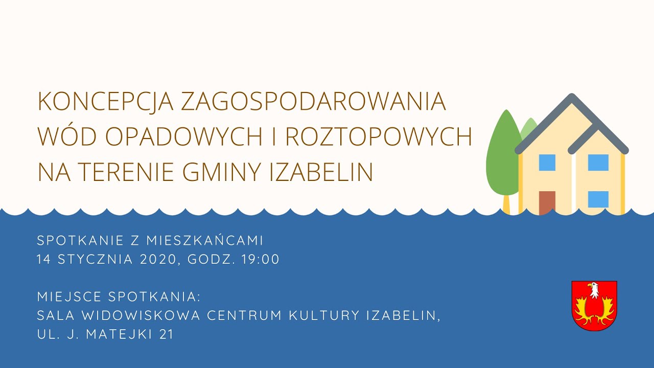 Koncepcja zagospodarowania wód opadowych i roztopowych na terenie Gminy Izabelin
