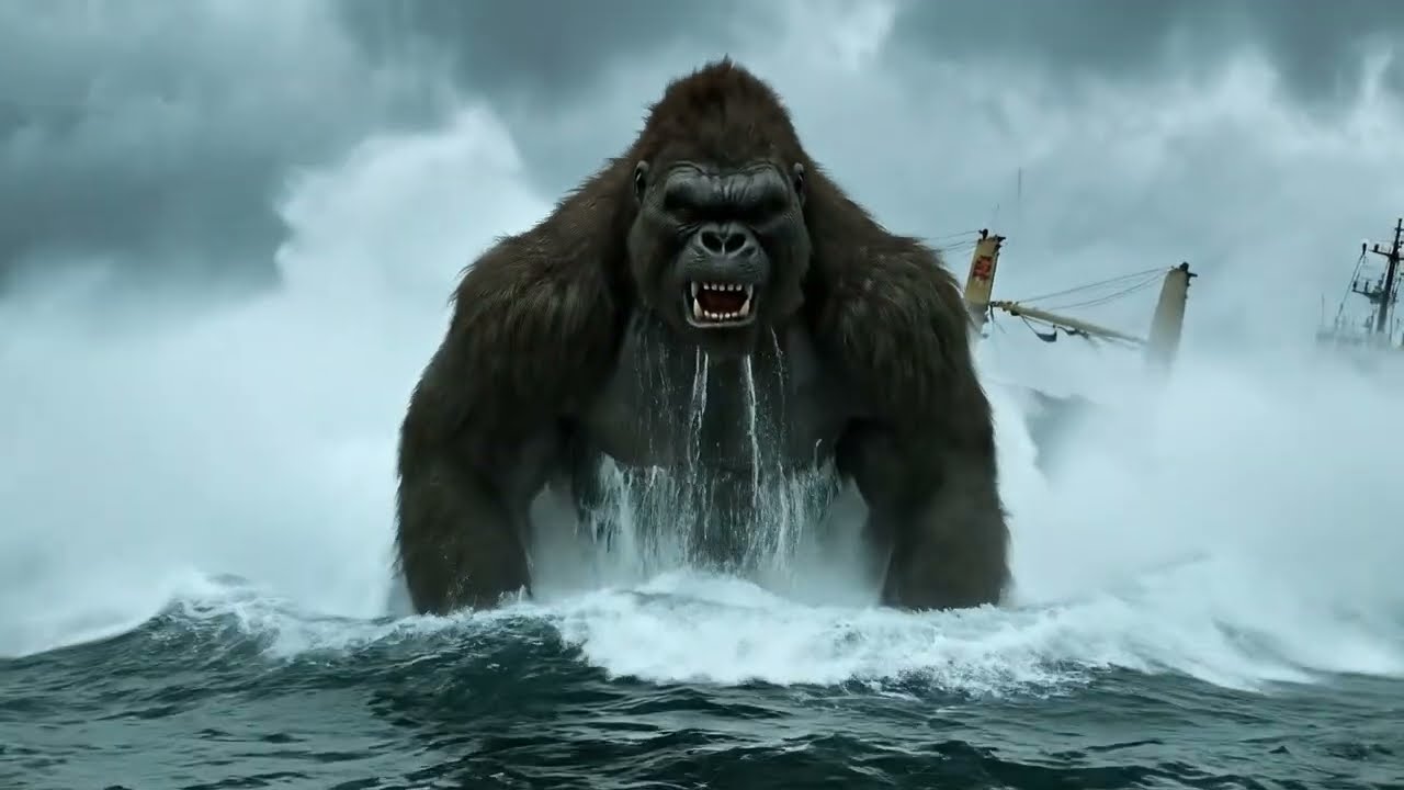 KingKong🦍🦁🐶Arctic Rage KingKong's Air Battle with the Polar Bear