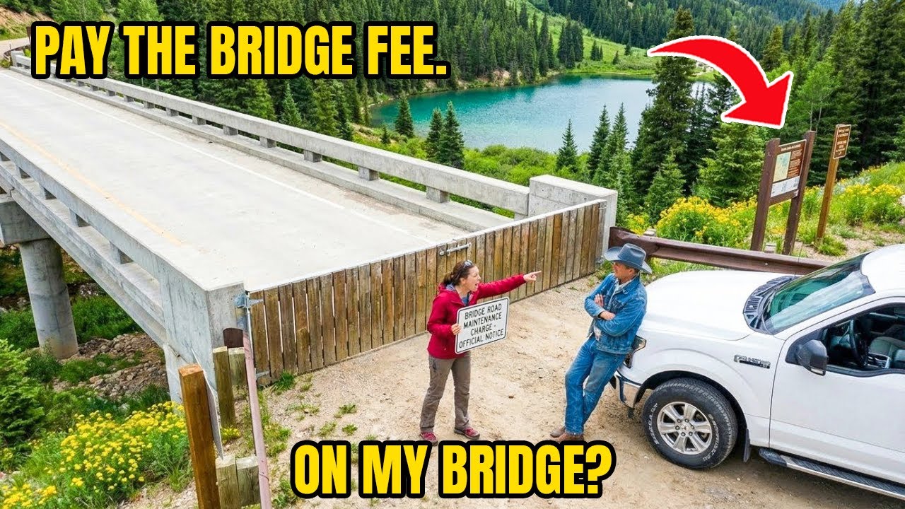 I Bought a Mountain Lake—Karen Blocked My Bridge Demanding Fees for the Bridge I Built
