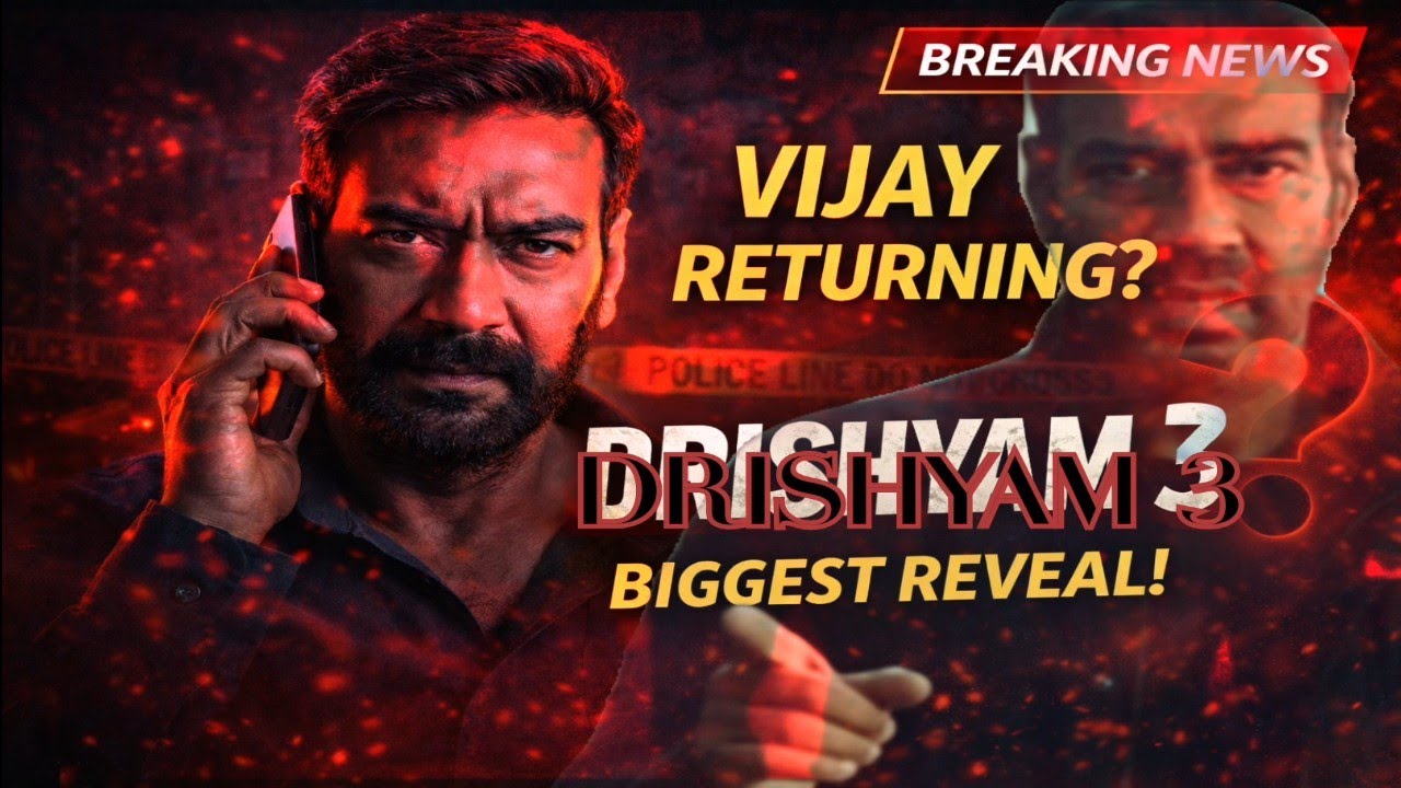 Drishyam 3 Update 2026  | Vijay Salgaonkar Returns? | Full Movie News Hindi 