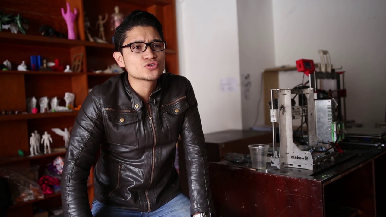 Cristian Silva,  joven investigador de Colciencias durante 2012