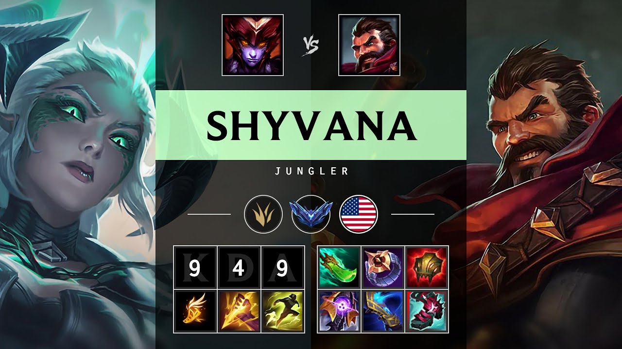 Shyvana Jungle vs Graves - NA Diamond Patch 25.16