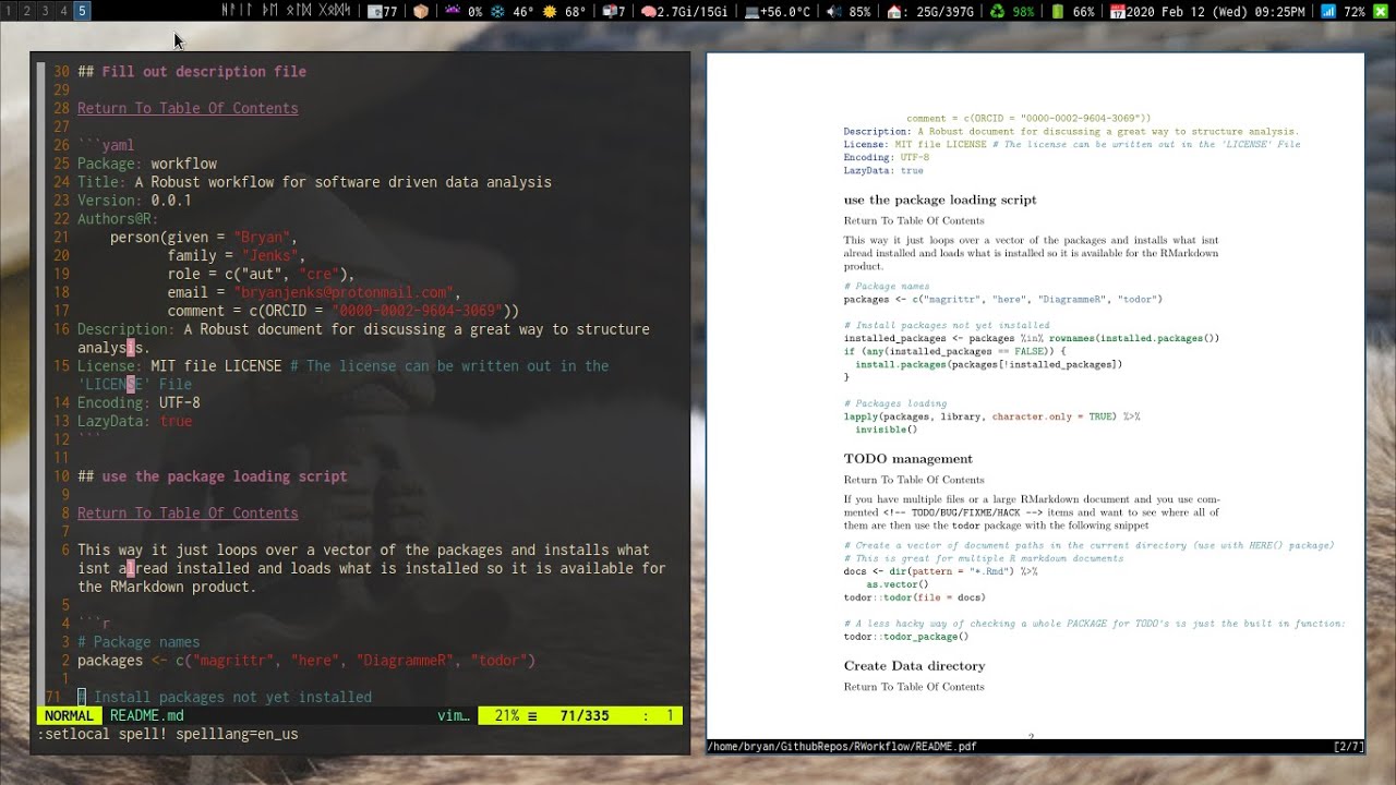 My R Workflow for Reproduce-able & Portable Analysis