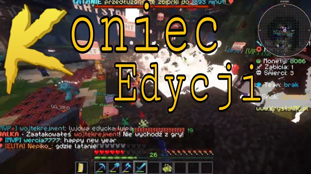 koniec edycji na serwerze Krystalmc.pl