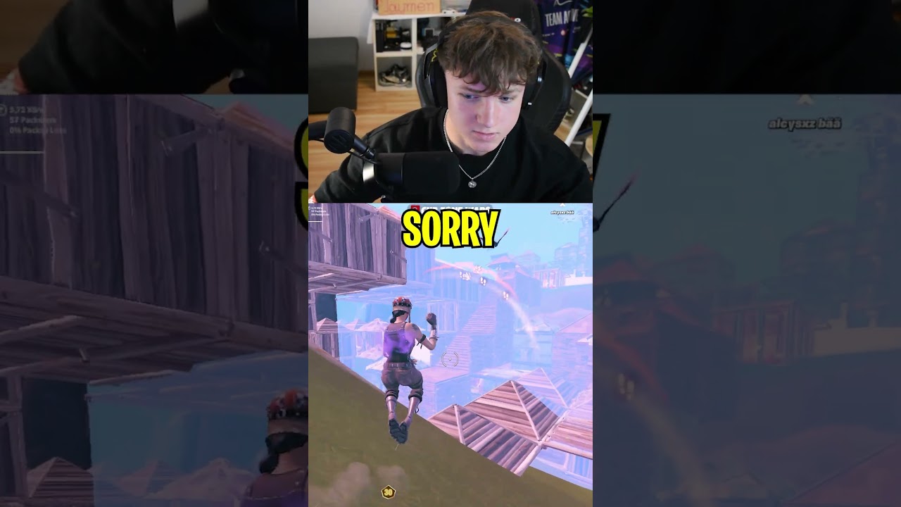TEN GRACZ ZASNĄŁ PRZED LATE GAME W FORTNITE #fortnite #fortniteclips #shorts