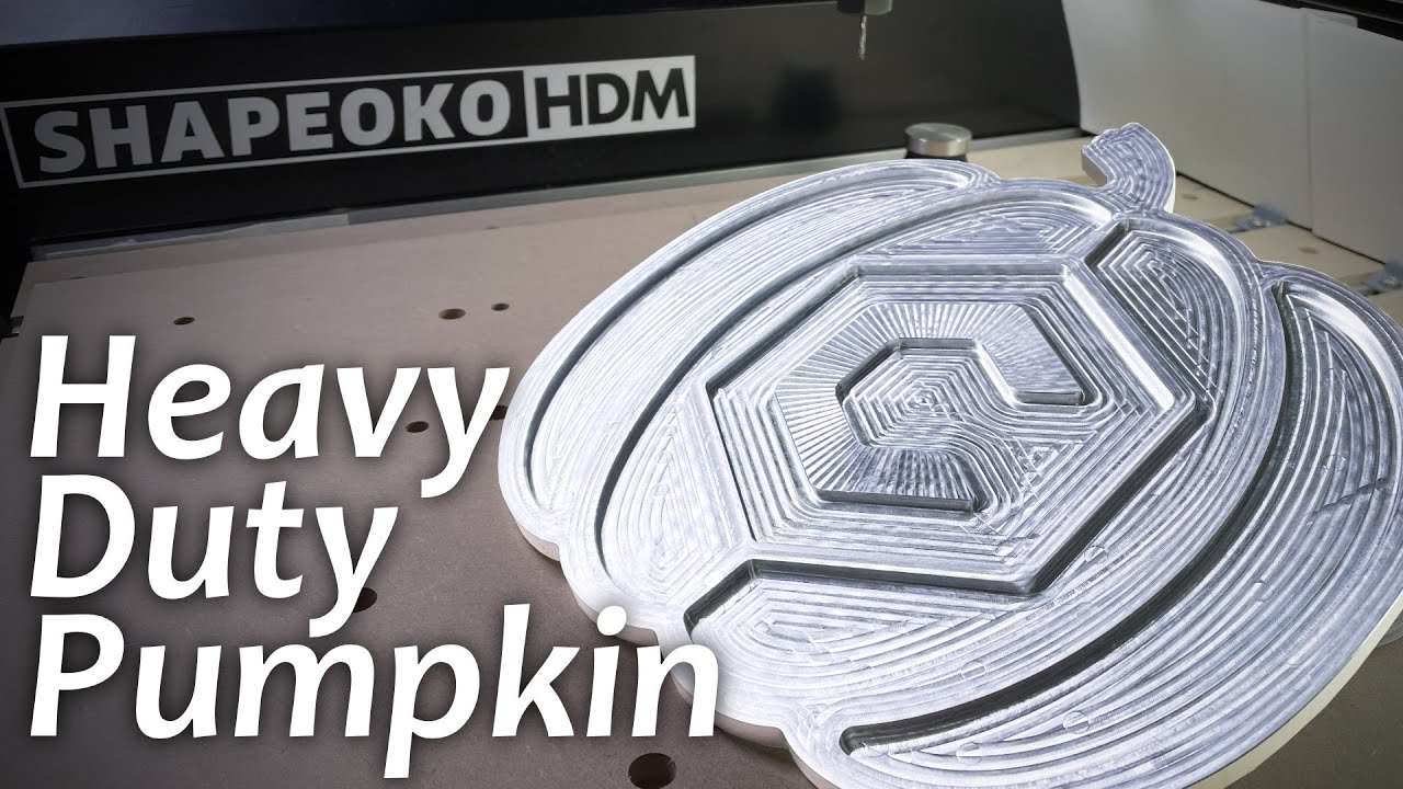 Machining an Aluminum Pumpkin on the Shapeoko HDM