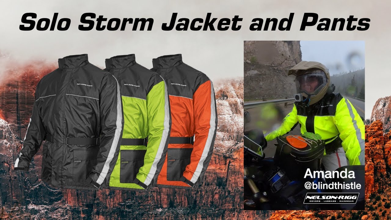 Stay Dry! Solo Storm Waterproof Jacket and Pants from @Nelsonriggusa by @AstheMagpieFlies