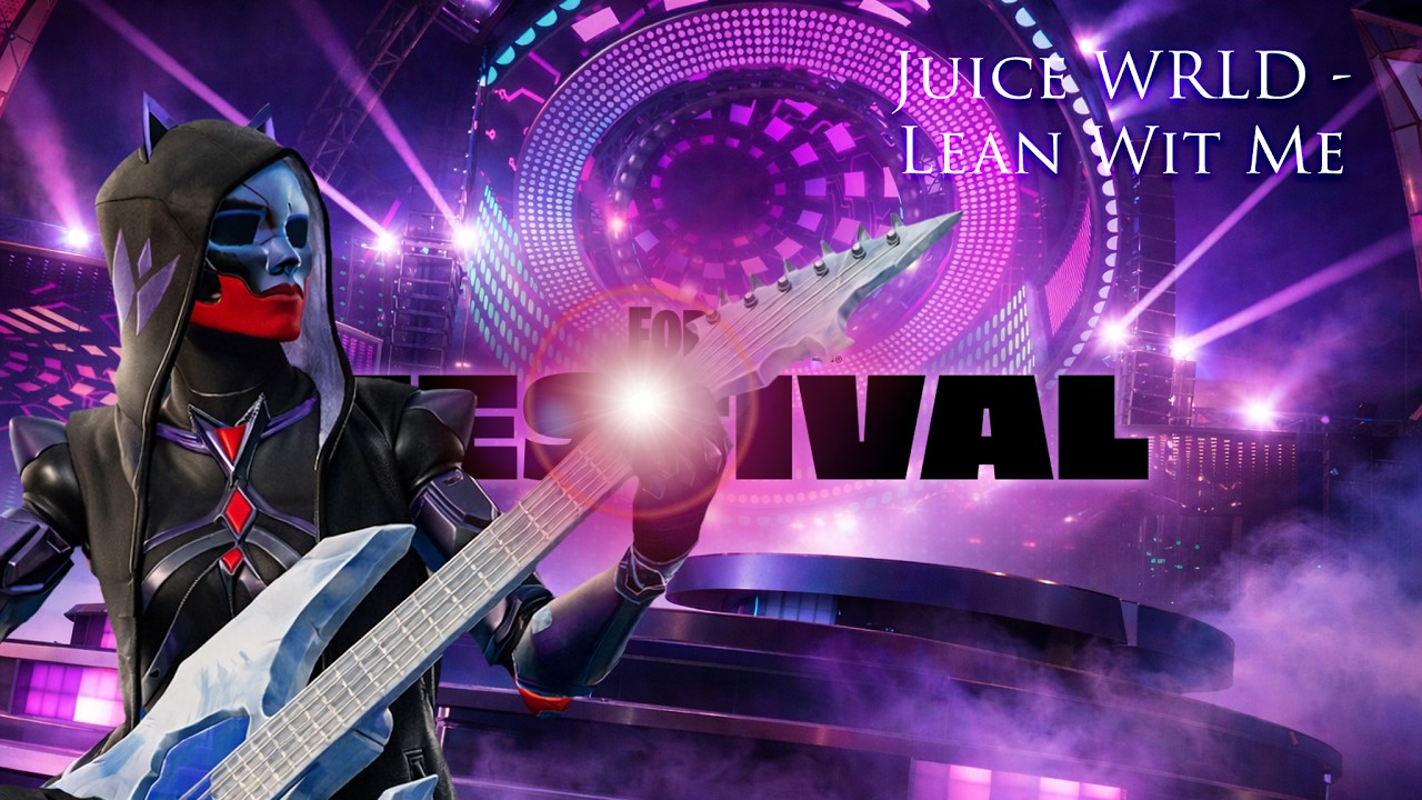 Fortnite Festival main stage. Juice WRLD - Lean Wit Me  Фортнайт Фестиваль Главная Сцена.
