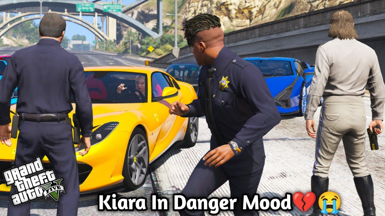 GTA 5: Franklin. First Time Saw Kiara in Dangerous mood☠️☠️Shinchan. Keep Him Aside😰Ps Gamester
