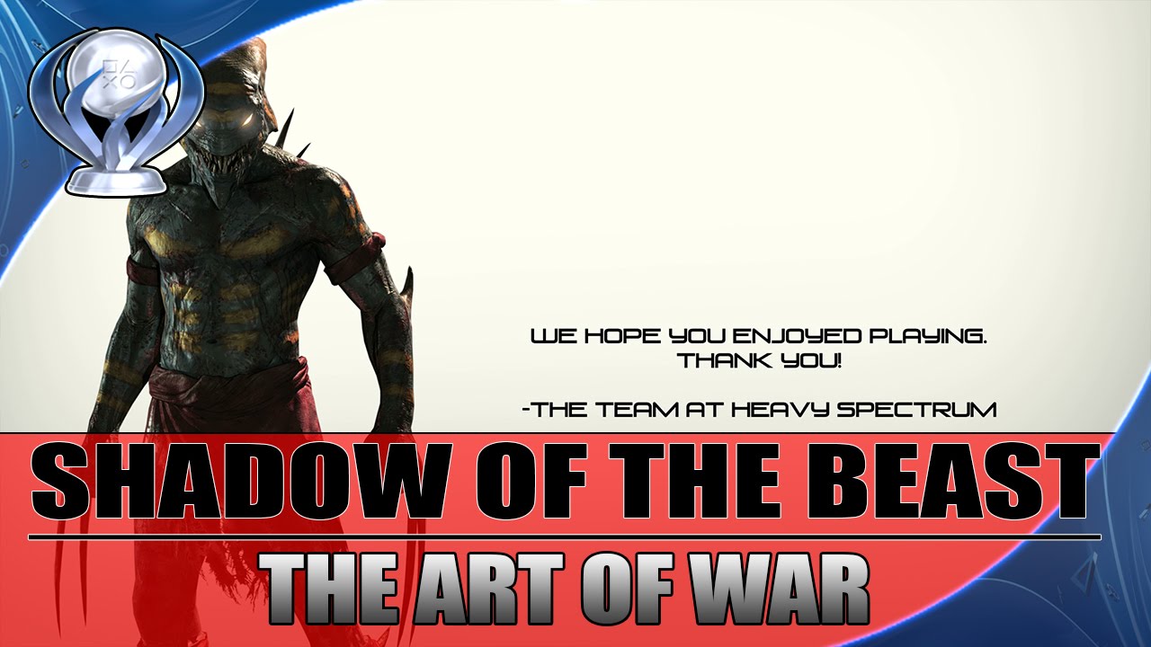 Shadow of the Beast - The Art of War Trophy