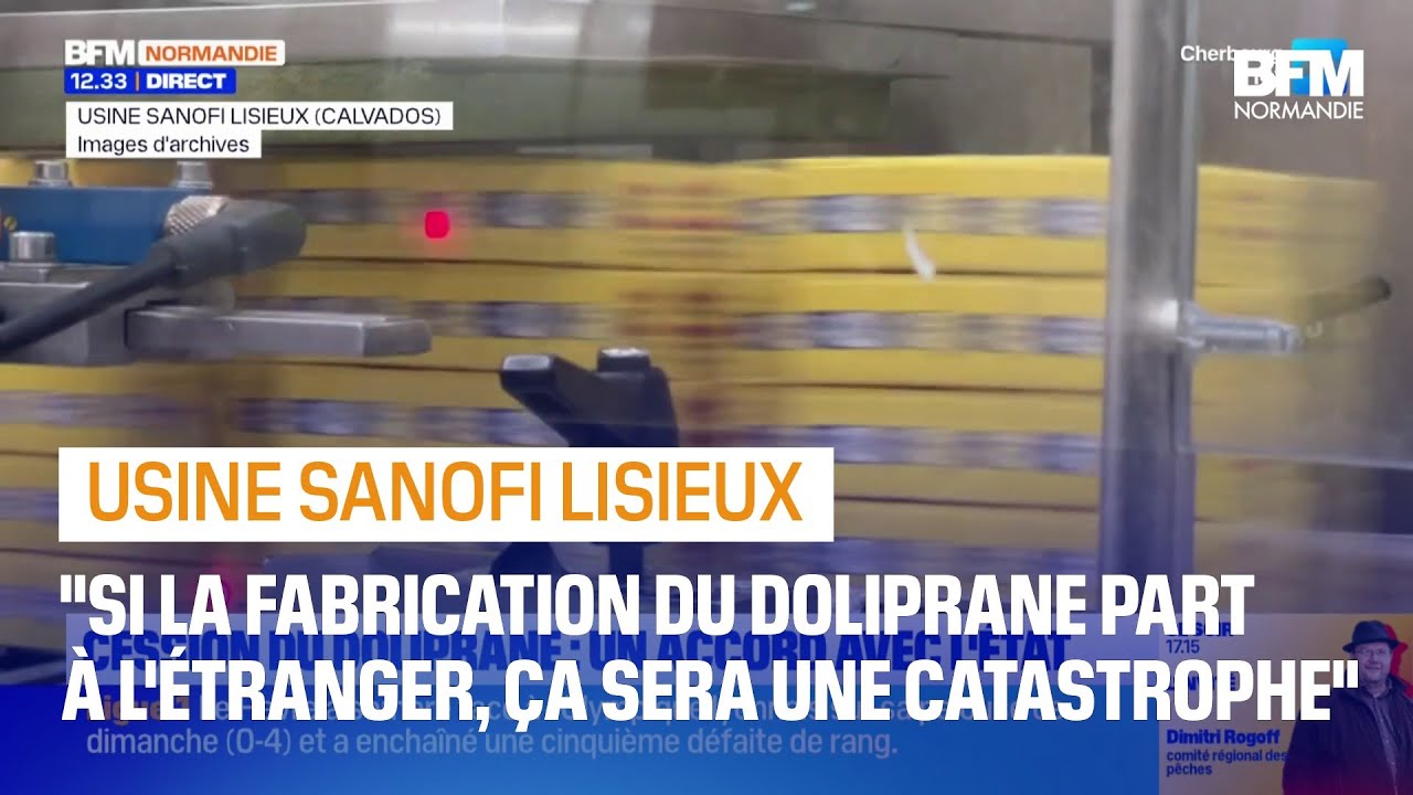 Les salariés de Sanofi Lisieux inquiets pour la production du Doliprane