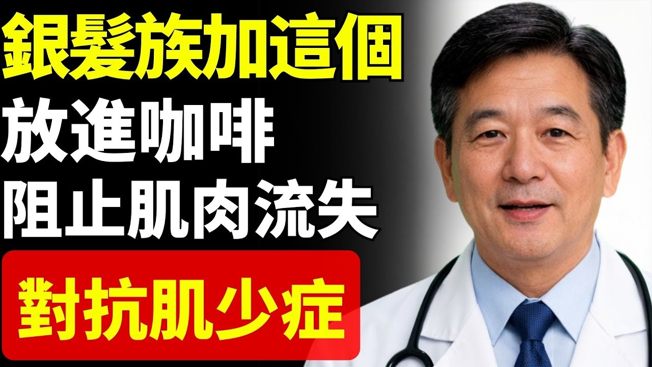銀髮族注意：咖啡加這一樣，減緩肌肉流失、對抗肌少症更快！