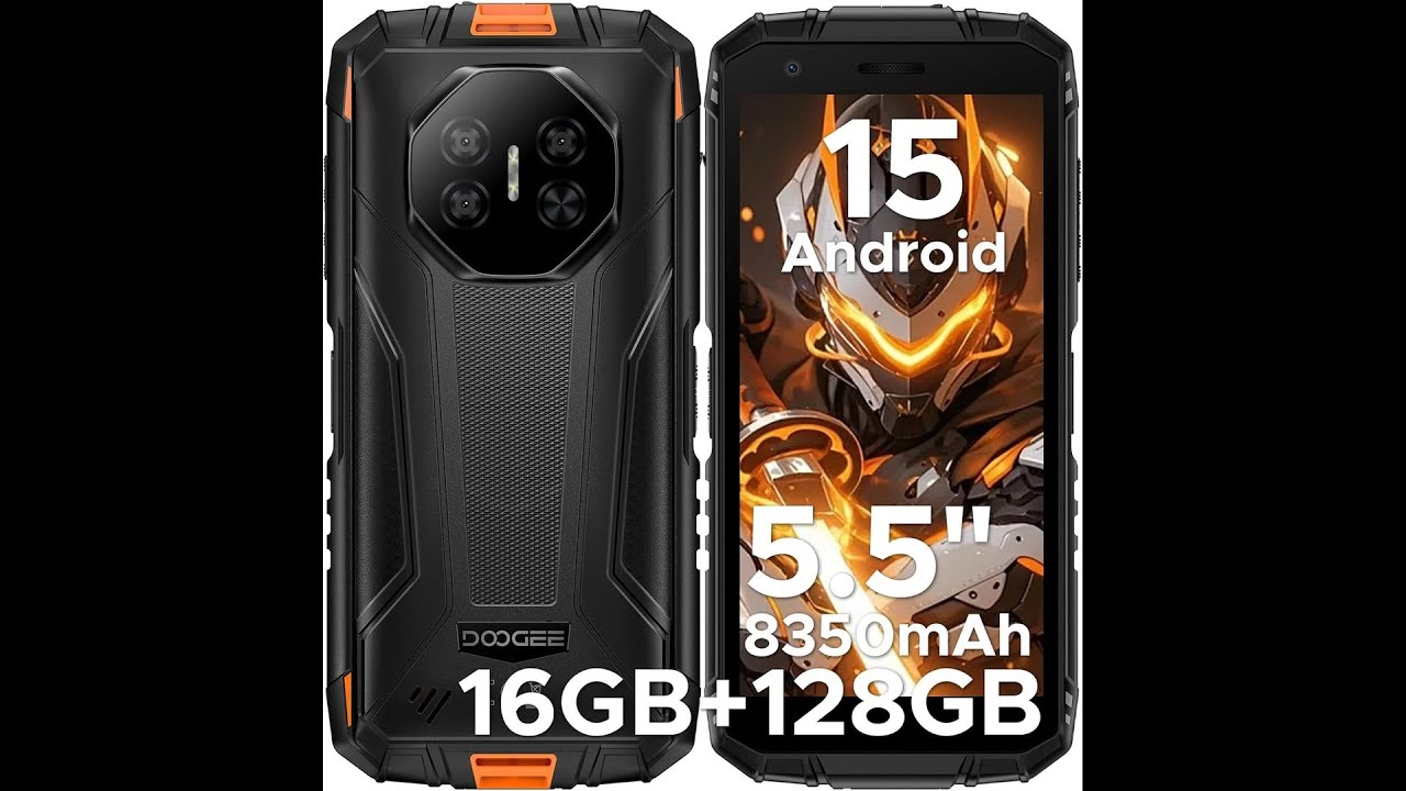 DOOGEE Fire 3 Pro Android 15 Rugged Phone w Gemini AI & 8350mAh Battery