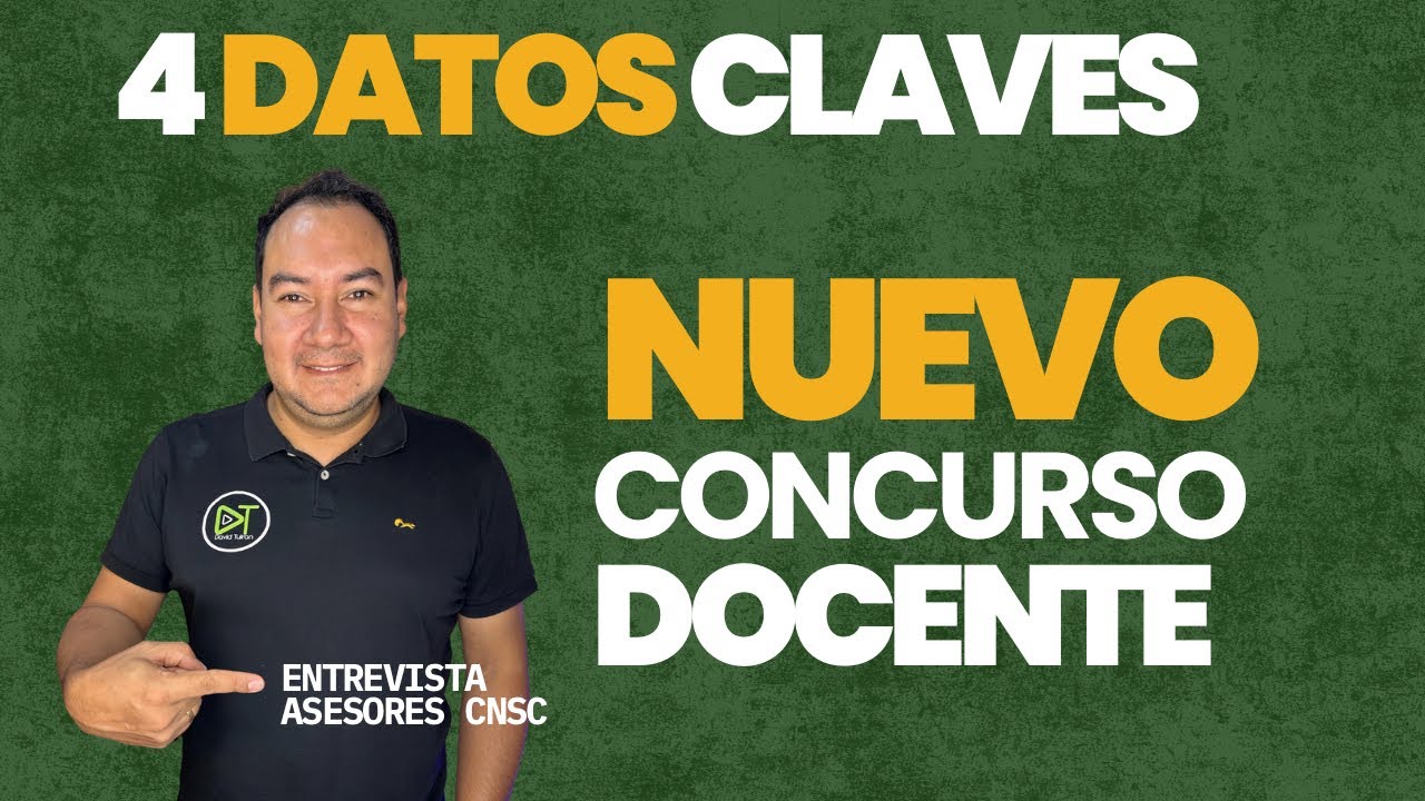 4 datos importantes del pr&oacute;ximo concurso docente de ingreso 
