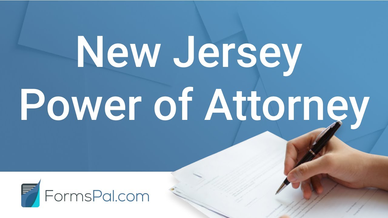 New Jersey Power of Attorney - GUIDE