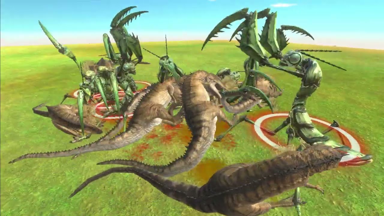 Carnivore Dinosaurs vs Giant Invertebrates, Who Gonna Win on Top? - Animal Revolt Battle Simulator