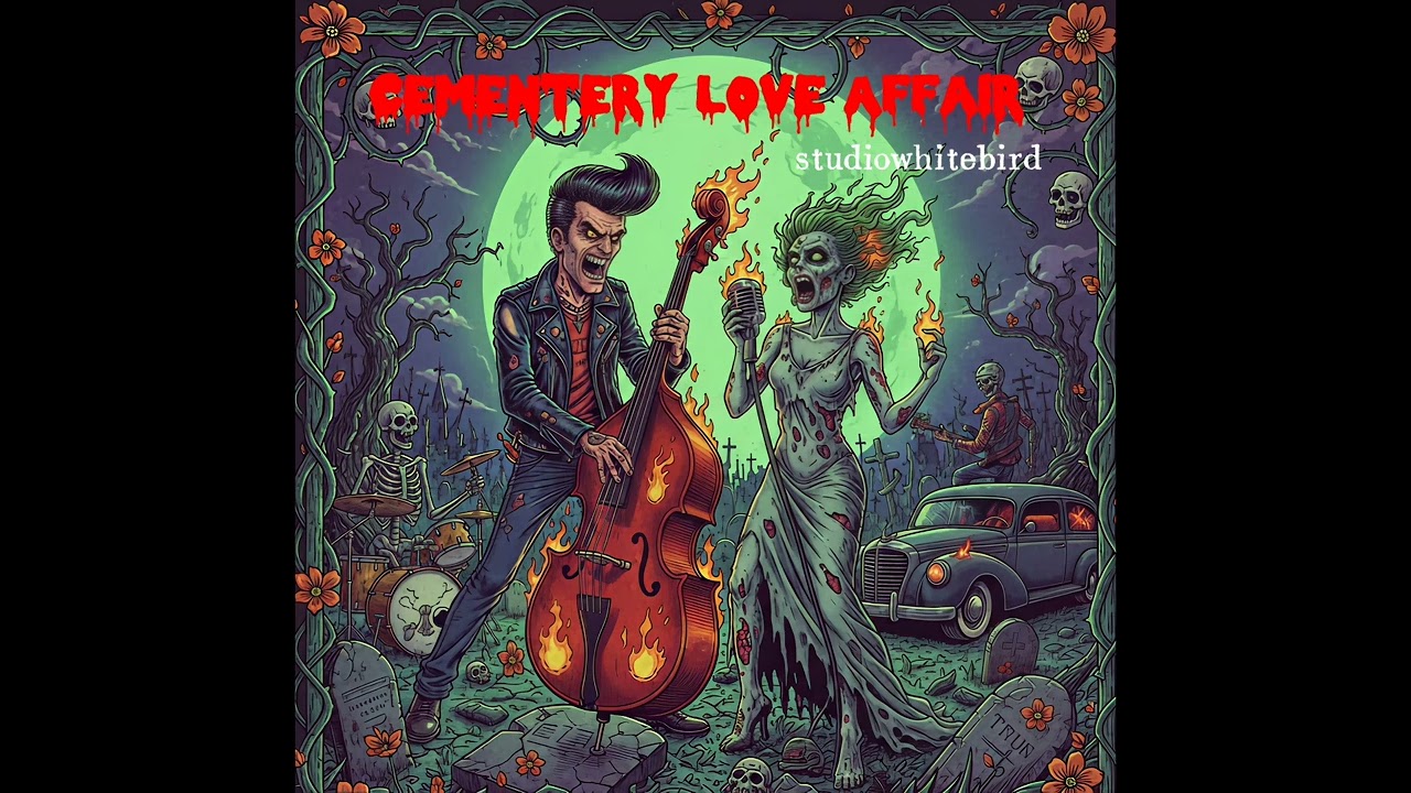 Cemetery Love Affair - by @Studiowhitebird 