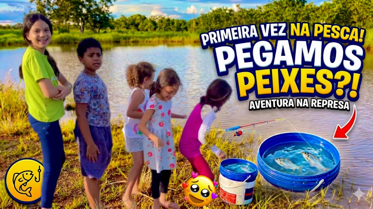 PESCARIA COM AS CRIANÇAS NA REPRESA 🎣