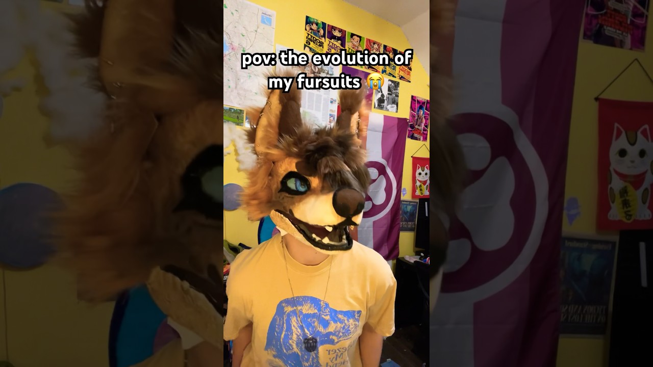 IM SOBBING &bull; #shorts #furry #fursuitmaker #fursuit #fursuits #dinomasks #fursuiters #antizoo