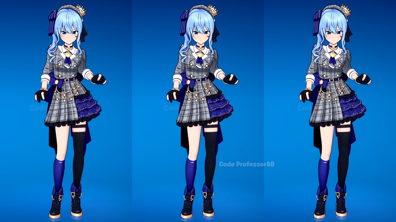 Fortnite Party Hips Emote With Hoshimachi Suisei Skin Thicc 🍑😜😍