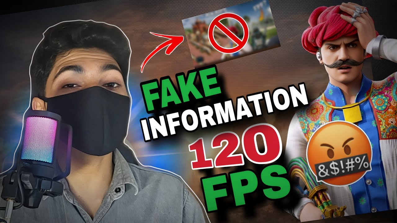 FAKE INFORMATION! 🔥 120 FPS CPMING ? ❤️ #scarfall #indiangaming #fakenews 
