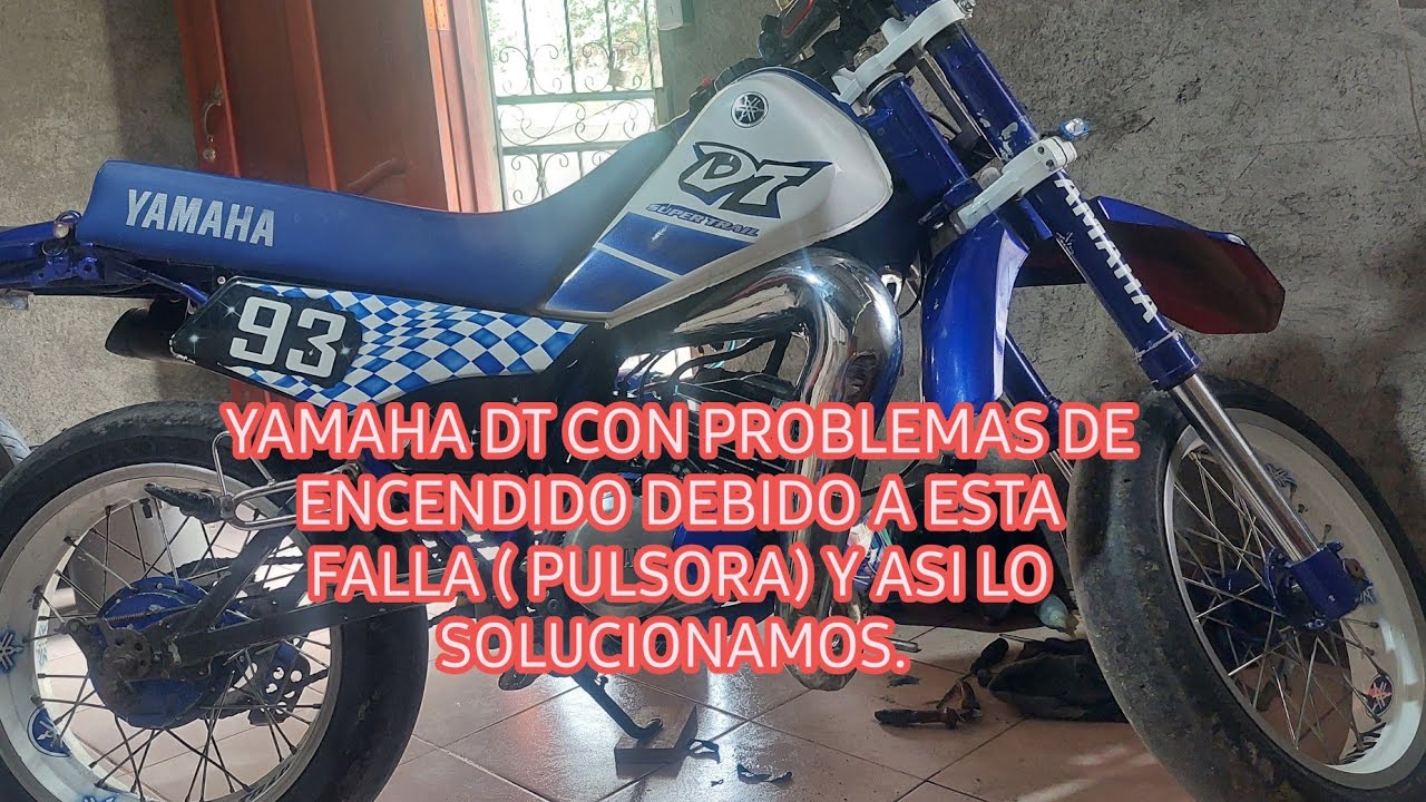 Yamaha DT 175 con problemas de encendido, la bobina pulsora o desempeña un papel muy importante.