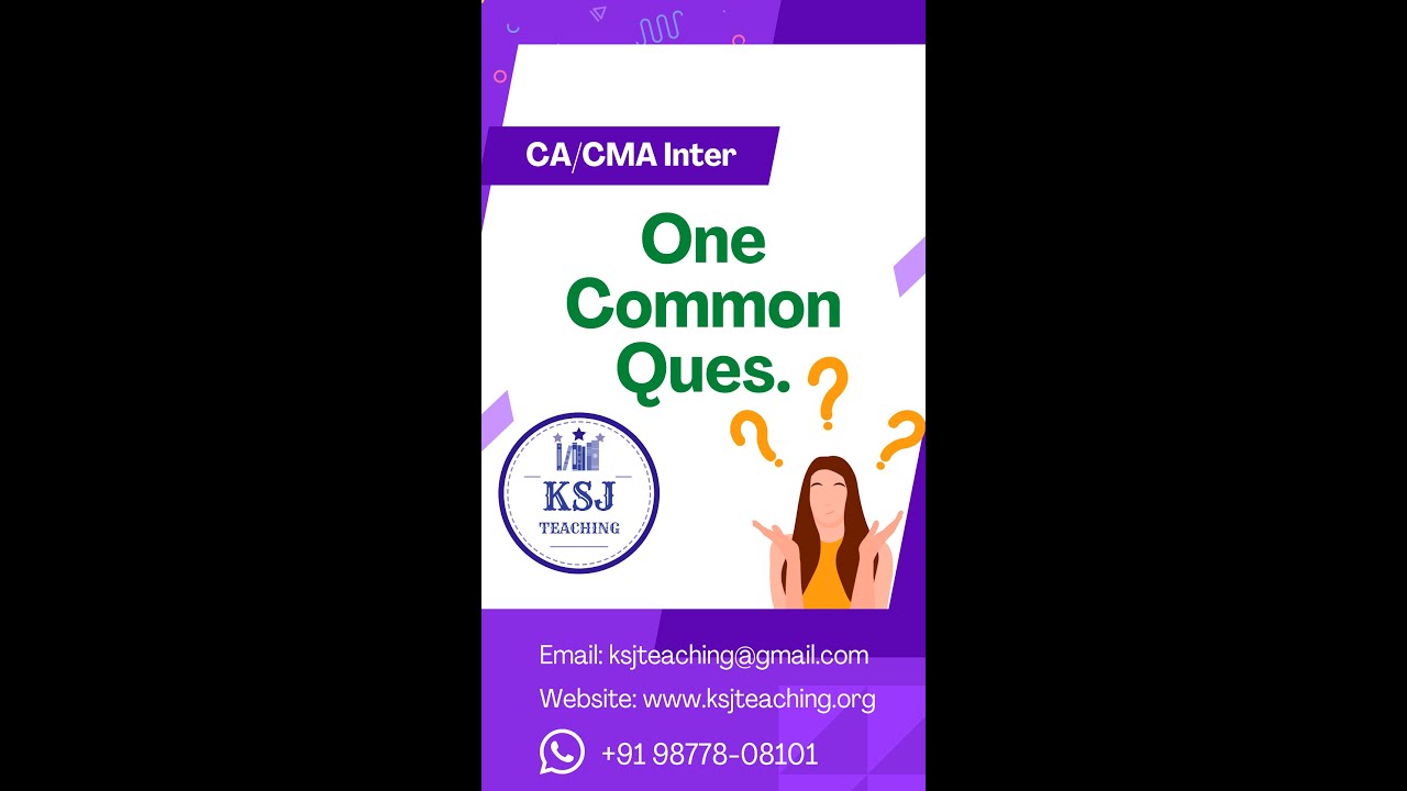 One Common Question | KSJ Teaching #shorts