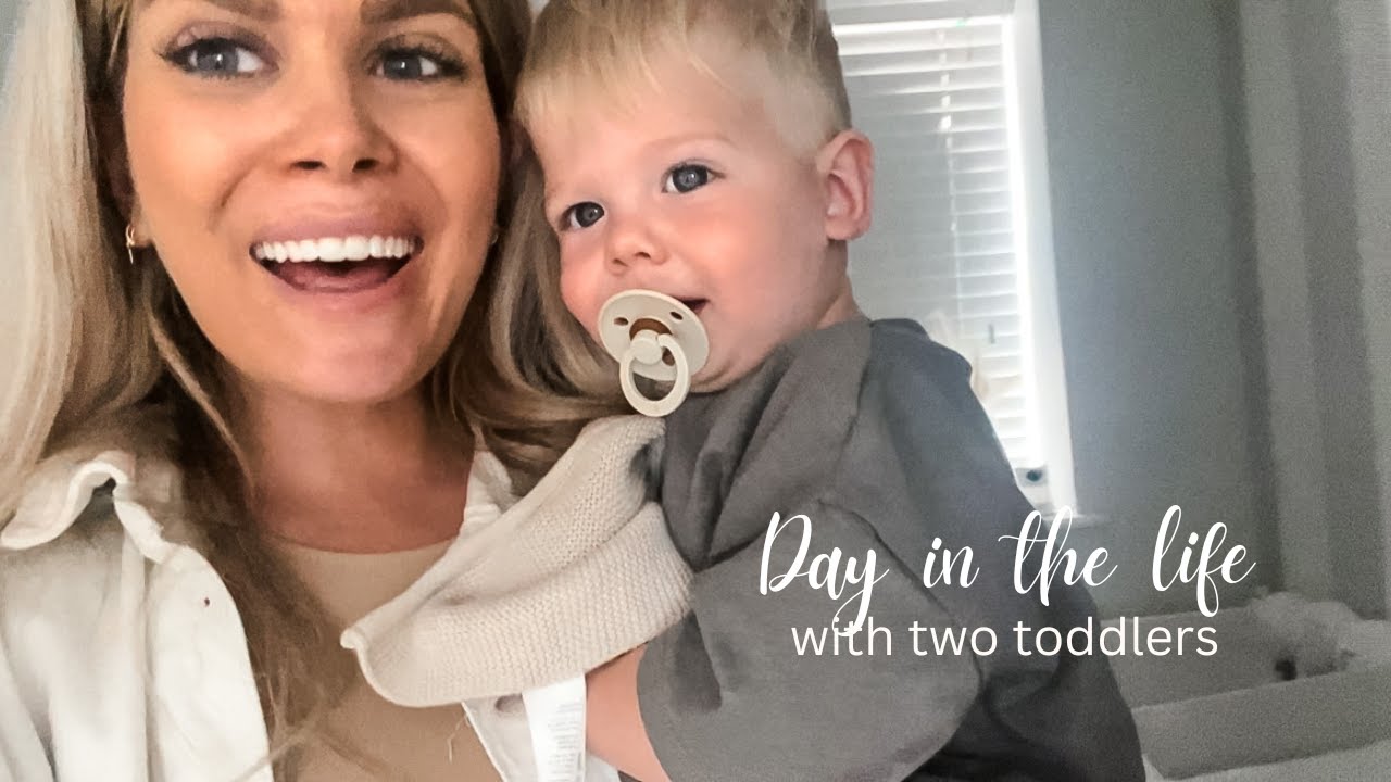 Day in the life with two toddlers | Spend the day with us | Mum of two UK