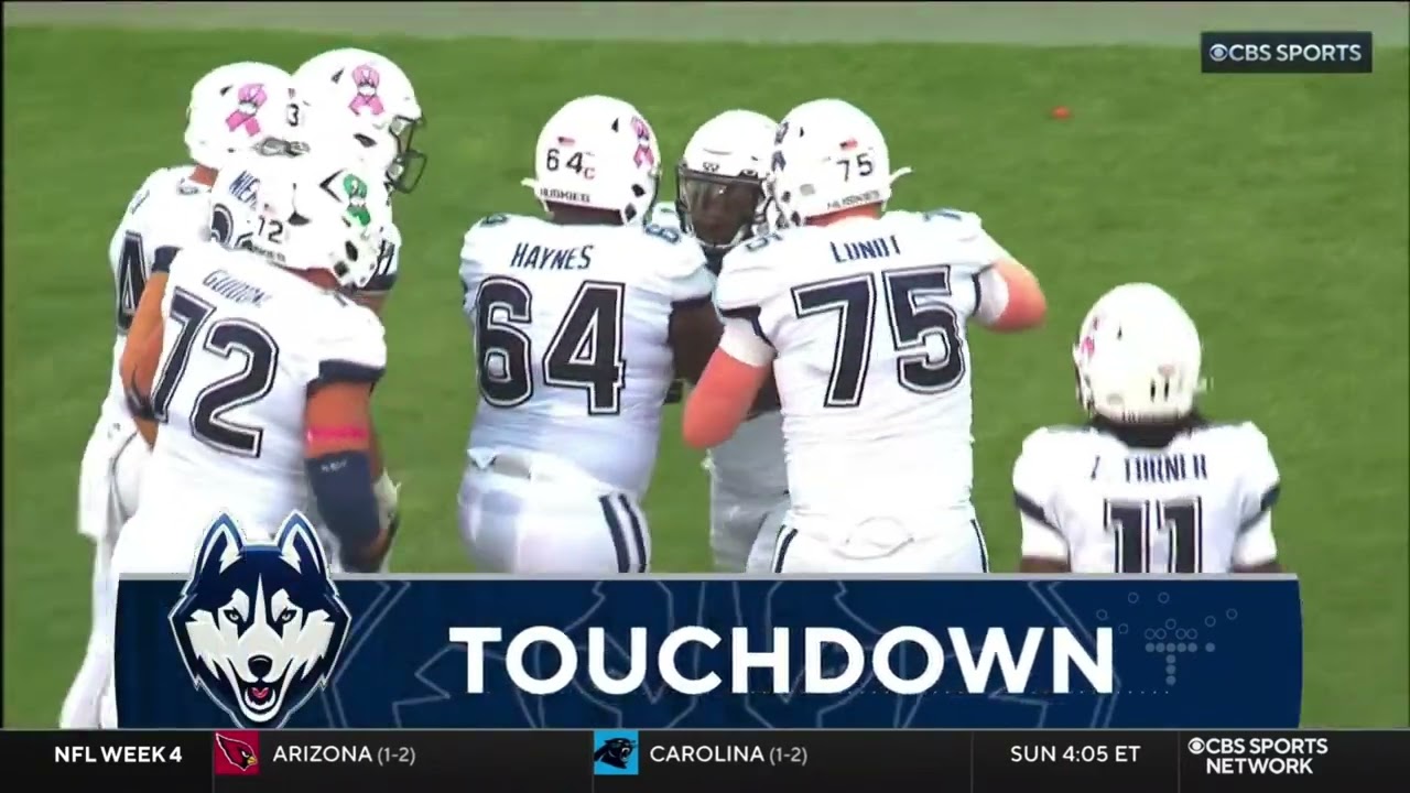 UConn Football Highlights v. Fresno State 10/01/2022