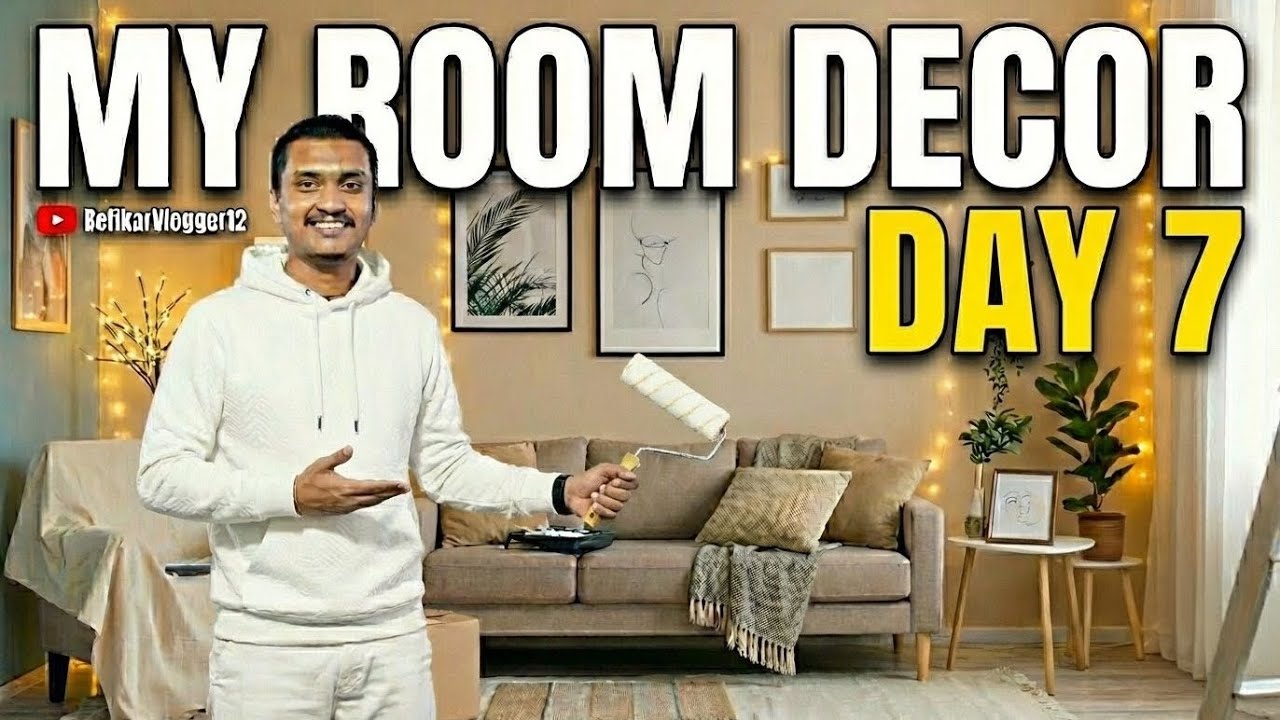 My Room Transformation is Almost Ready! 🏠 | Day 7 | BefikarVlogger12
