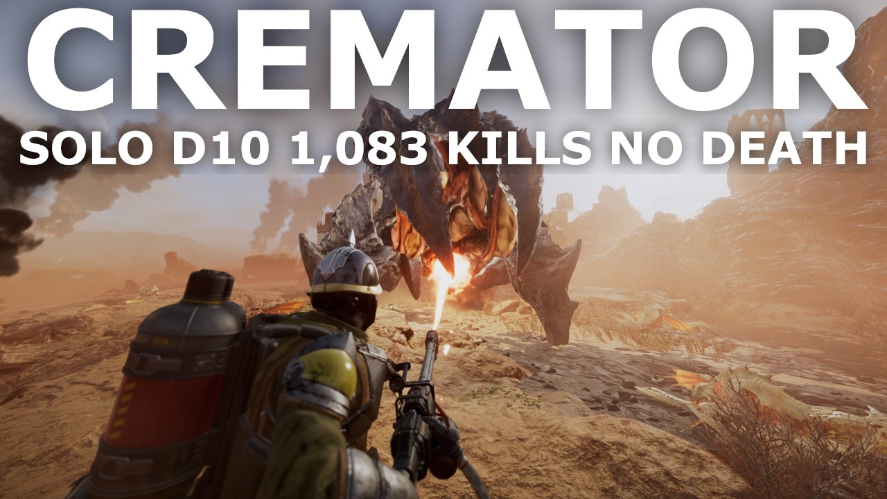 Helldivers 2 | Cremator Is Too Good | Solo No Death | Full Clear Super Helldive