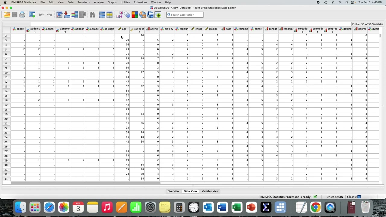 Using IBM SPSS Statistics