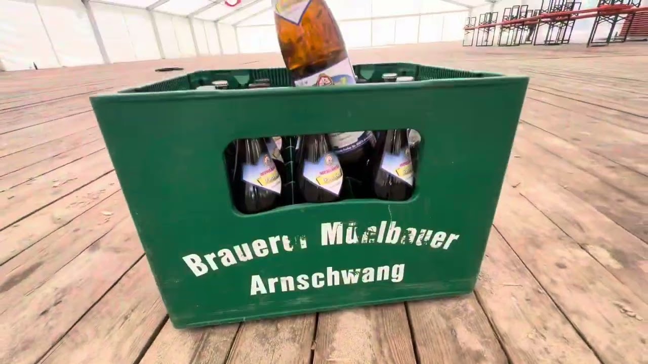 Zeltaufbau fürs FFW Fest 2025 in Lixenried