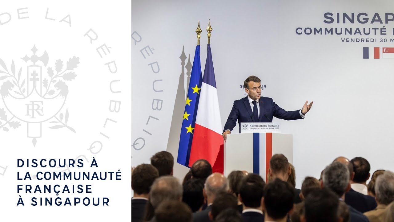 Discours du Président Emmanuel Macron à la communauté française à Singapour.
